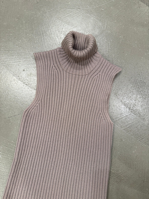 2000s Prada knit turtleneck vest