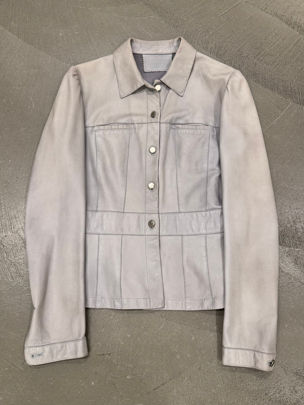 2000s Prada soft leather jacket