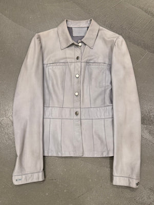 2000s Prada soft leather jacket