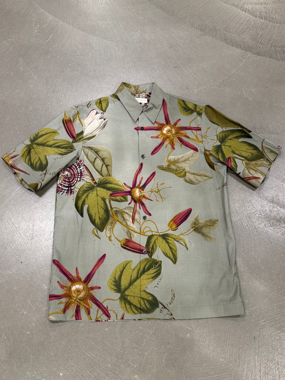 2000s Dries Van Noten floral shirt