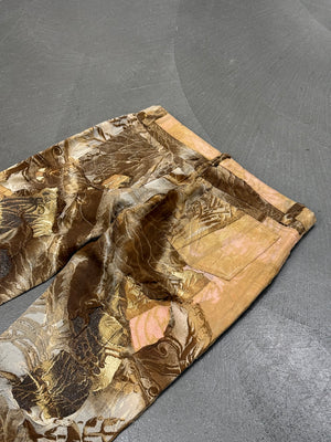 A/W2001 Roberto Cavalli “Phoenix” double layer destroyed jeans