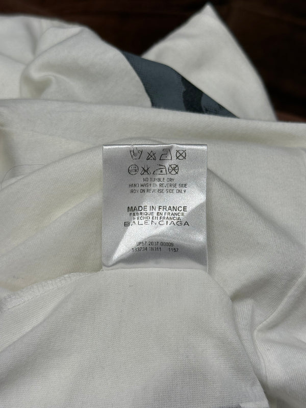 2007 Balenciaga by Nicolas Ghesquière futuristic graphic t-Shirt