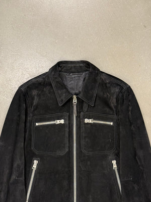 2020s Tom Ford suede biker leather jacket