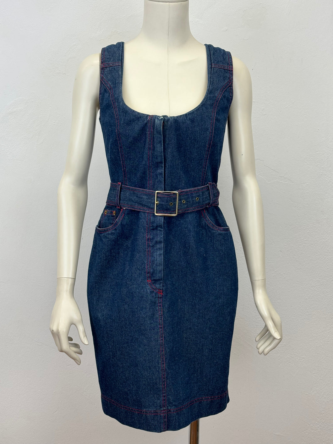 S/S1992 Vivienne Westwood denim dress with corset