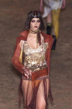 Load image into Gallery viewer, S/S2001 Jean Paul Gaultier satan stripe longsleeve t-shirt top
