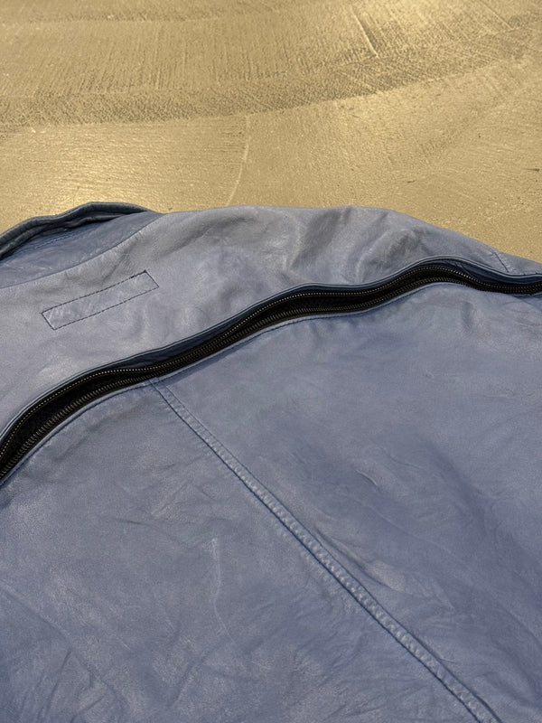 Comme des Garçons back-zip leather jacket
