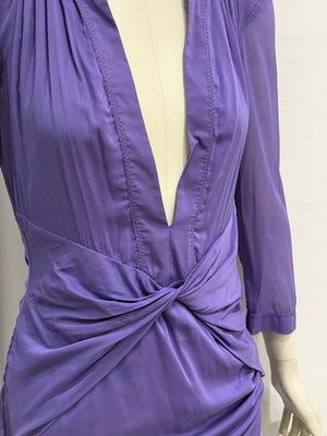 2004 Gucci by Tom Ford purple dress