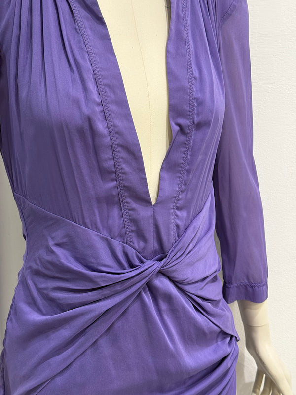 2004 Gucci by Tom Ford purple dress
