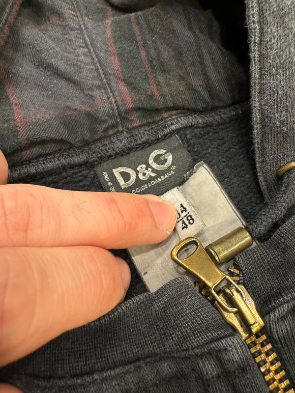 A/W2003 Dolce & Gabbana multi pocket zipper hoodie