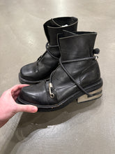 Load image into Gallery viewer, A/W 1996 Dirk Bikkembergs metal heel bungee cord boots
