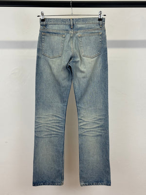 2000s Helmut lang vintage sanded denim