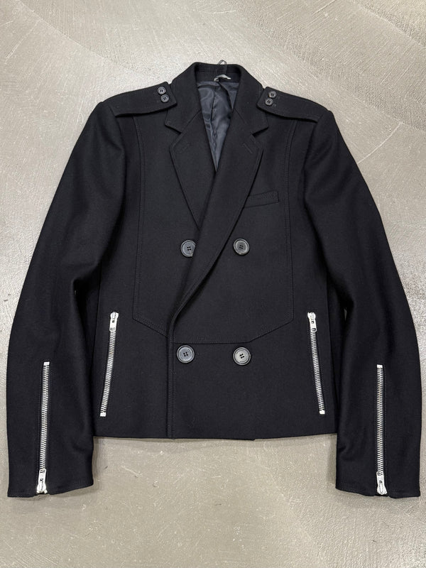 A/W2007 Dior by Hedi Slimane “Navigate” double breasted military jacket