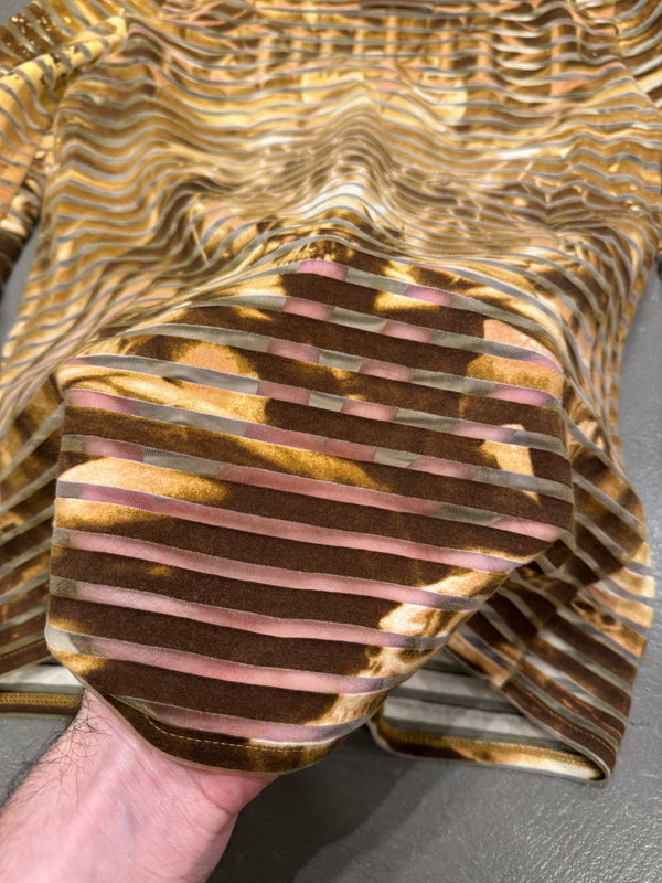 S/S2001 Jean Paul Gaultier satan stripe longsleeve t-shirt top