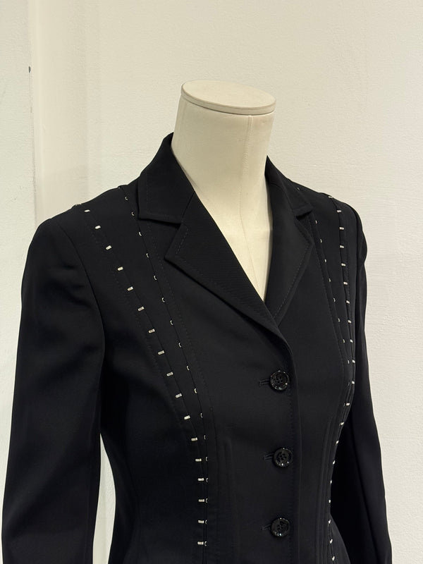 A/W2003 Dolce & Gabbana hook and eye tailored blazer