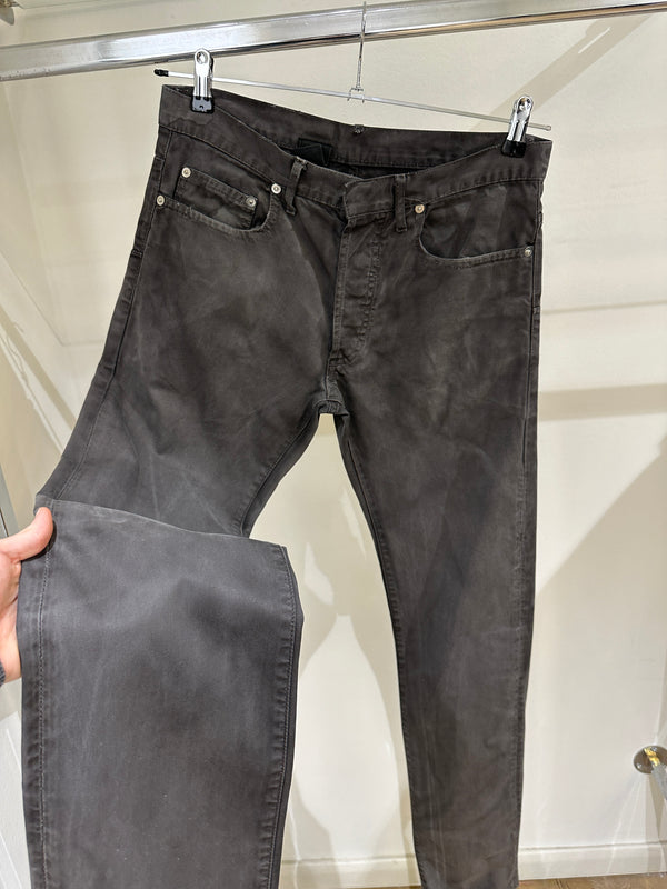 2000s Dior by Hedi Slimane stone wash jeans