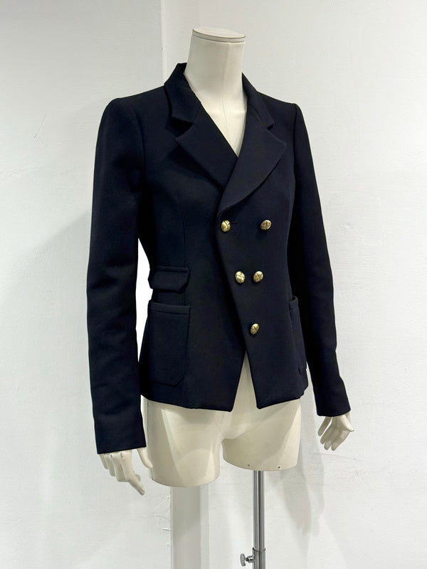 2008 Balenciaga by Ghesquiere asymmetric double breasted blazer