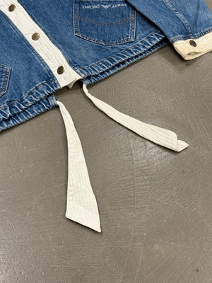 1990s Emporio Armani cropped denim jacket