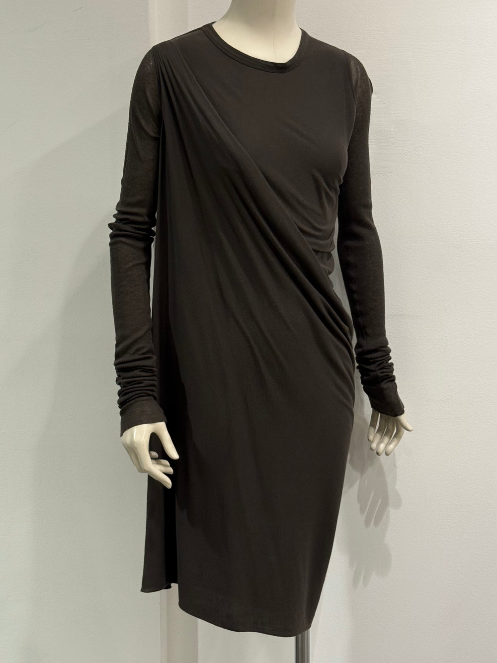 2010s Rick Owens asymmetrical dress