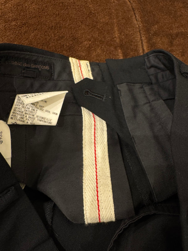 A/W2000 Comme des Garçons distressed stripe set