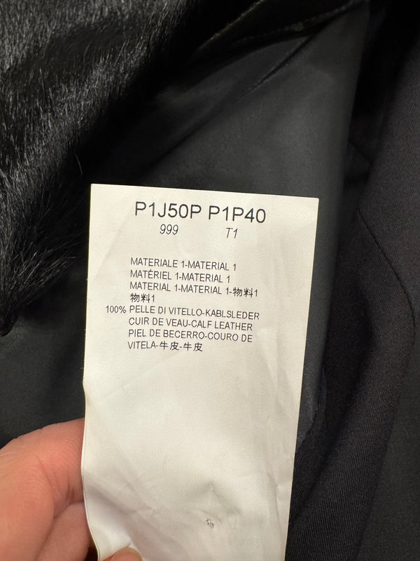 A/W2014 Emporio Armani real calf fur runway vest