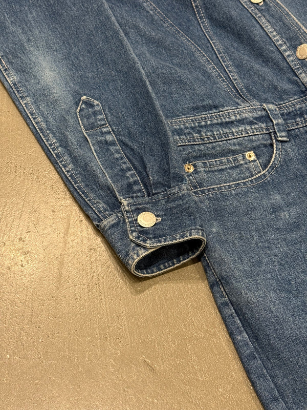 S/S1999 Alexander McQueen buster denim jumpsuit