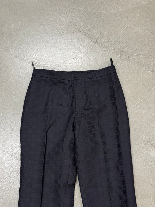 S/S2001 Gucci by Tom Ford “G” monogram silk pants