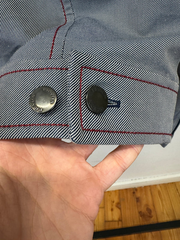 2000s Prada biker cotton jacket