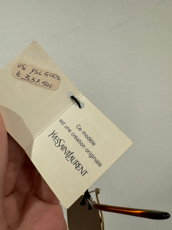 1990s Yves Saint Laurent upside down sunglasses