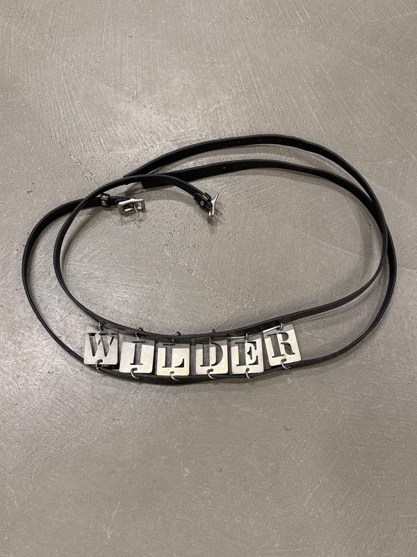 S/S2003 Ann Demeulemeester “wilder” leather belt