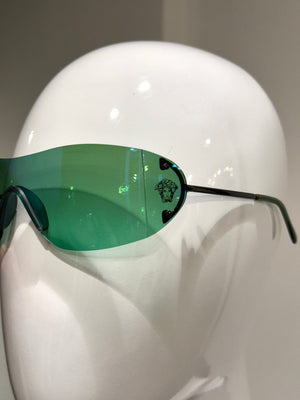 1990s Versace shield sunglasses