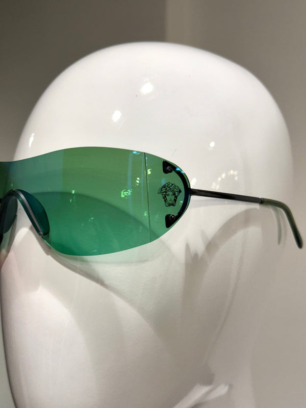 1990s Versace shield sunglasses