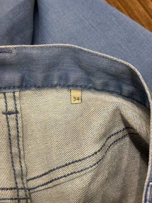 2000s Dior blue faded jeans