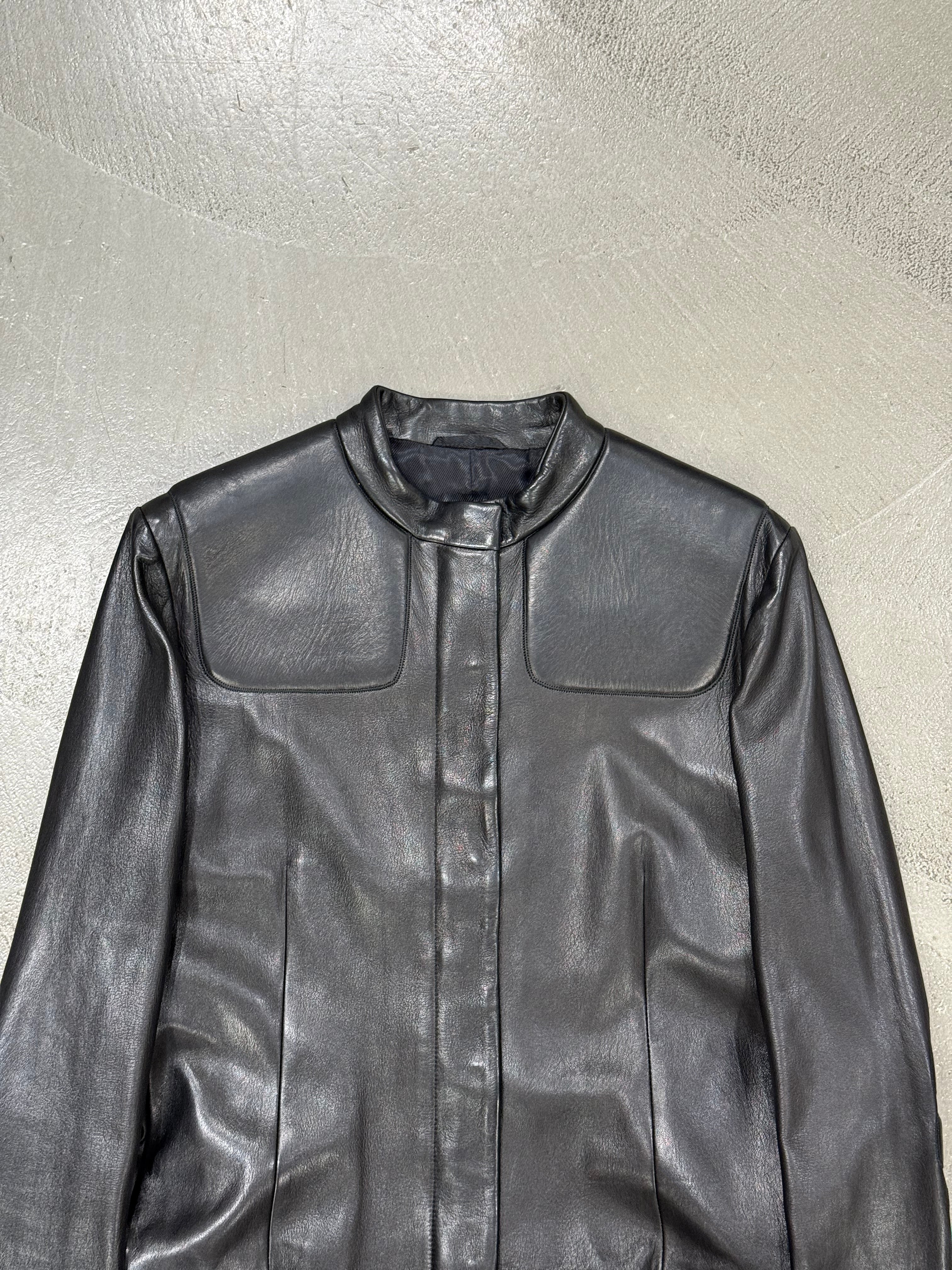 prada 1999 レザージャケット vintage archive prada 1999 レザーテーラードジャケット vintage archive｜Yahoo