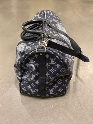 2017 Louis Vuitton x Chapman Brothers Savannah canvas Keepall 45