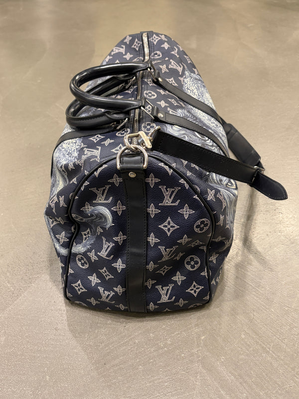 2017 Louis Vuitton x Chapman Brothers Savannah canvas Keepall 45