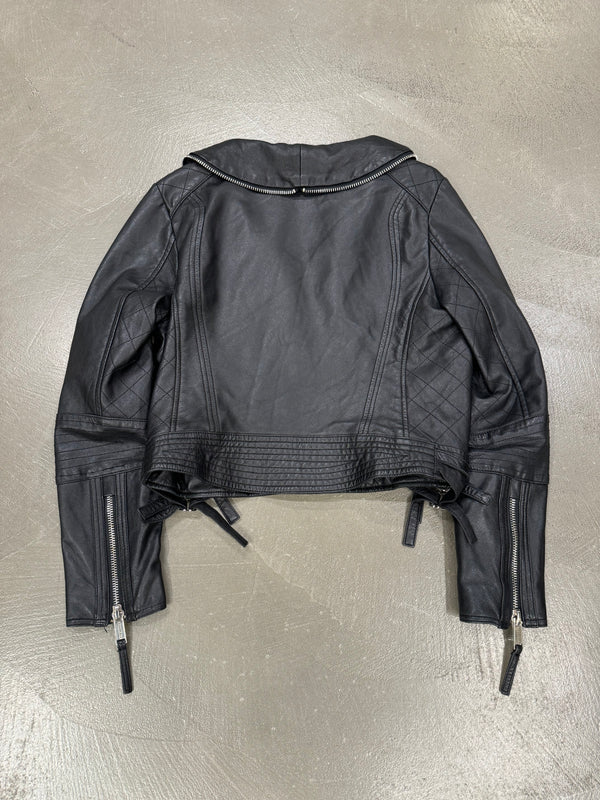 A/W 2007 Dsquared2 full zipper leather jacket
