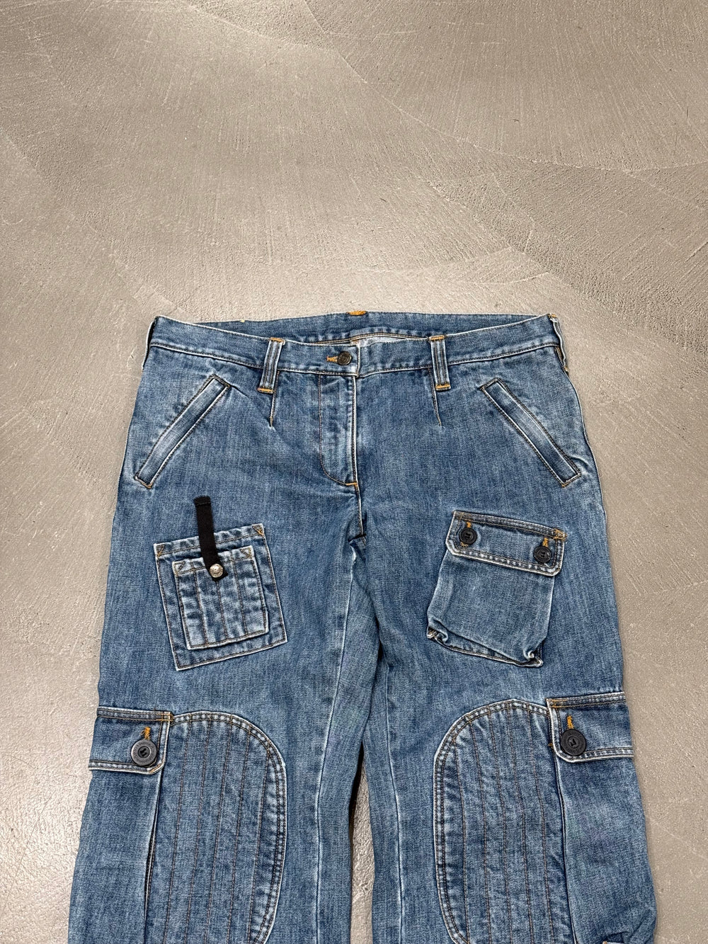 2000s Dolce & Gabbana denim cargo jeans