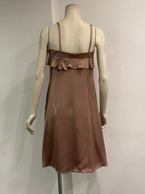 2008 Giorgio Armani ruffle sleeveless mini dress