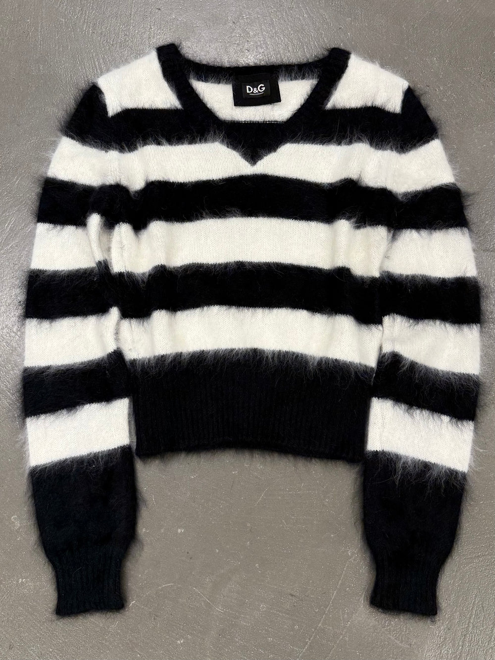 2000s Dolce & Gabbana cachemire stripe sweater