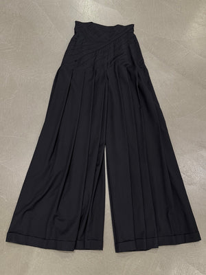 A/W2001 Alexander McQueen runway high waist palazzo pants