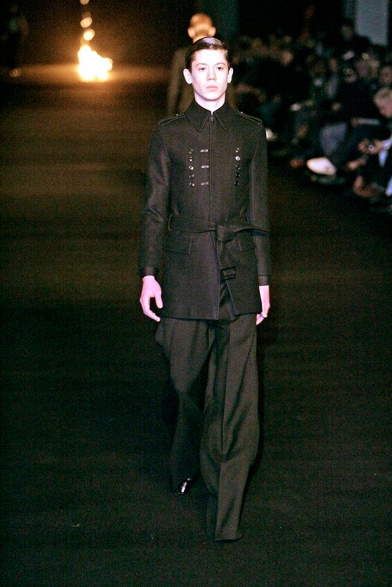 A/W2006 Dior by Hedi Slimane runway military coat
