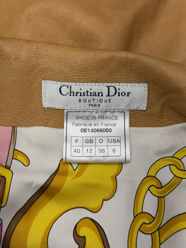 S/S2000 Christian Dior by John Galliano runway leather alter dress