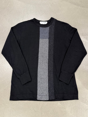 2000s Comme des Garçons panel color-block sweater