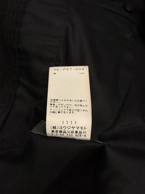 2010s Yohji Yamamoto wide leg pleated trousers
