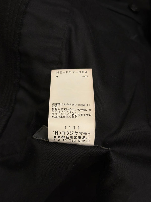 2010s Yohji Yamamoto wide leg pleated trousers