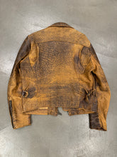 Load image into Gallery viewer, A/W 2005 Roberto Cavalli eroded faded leather jacket
