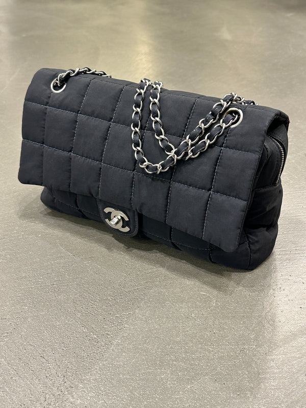 2002-2003 Chanel nylon Chocolate Bar bag