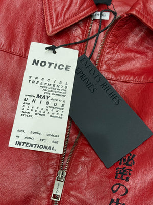 S/S2025 Enfants Riches Déprimés the bully leather jacket