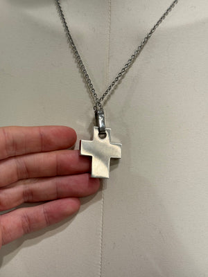 2000s Cavalli cross necklace