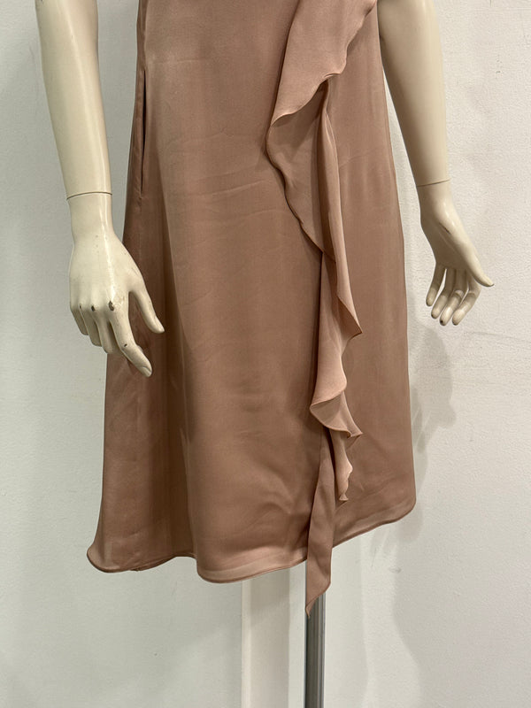 2008 Giorgio Armani ruffle sleeveless mini dress